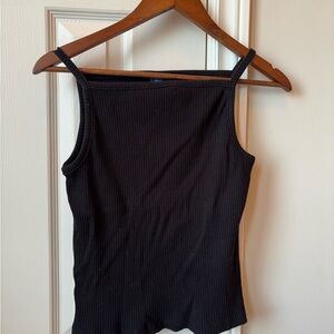 Old Navy Black Ribbed Tank Top